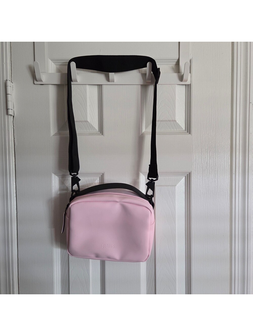 Rains Pink Crossbody Shoulder Bag